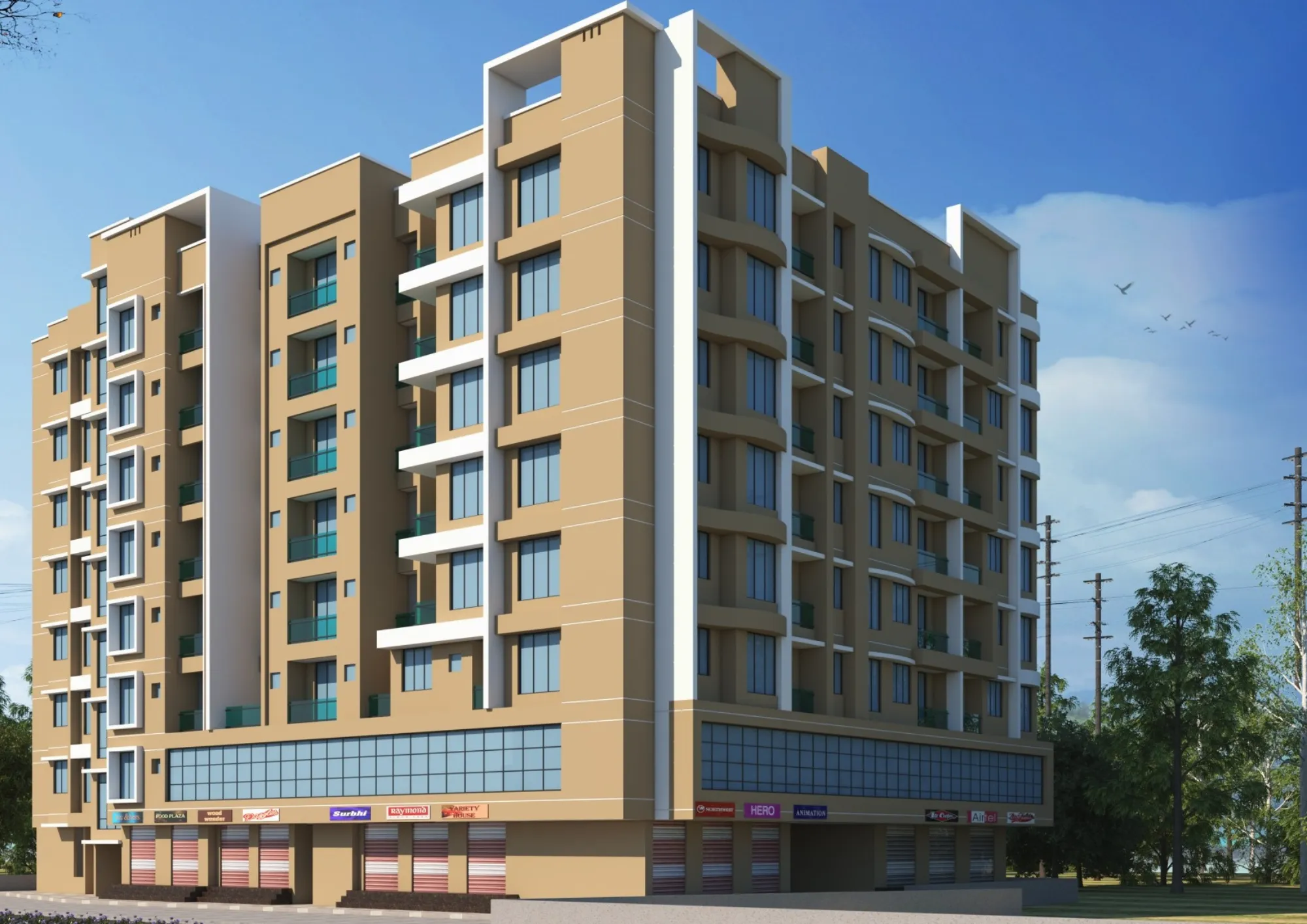 Shree Ram Enclave building elevation